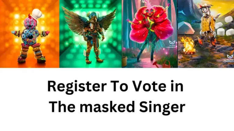 Use the app to sign up to vote for The Masked Singer